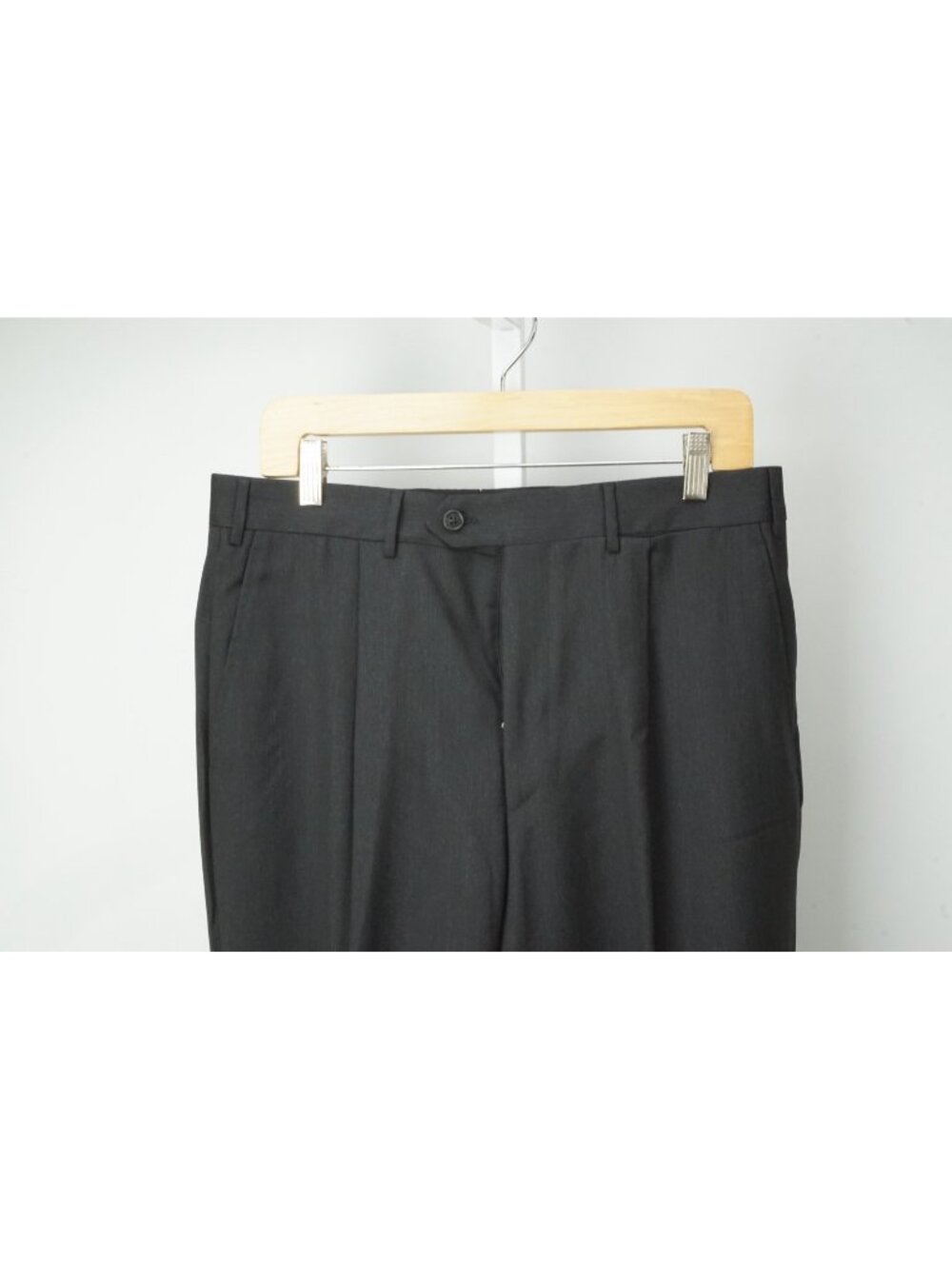 Corneliani Master Dark Gray 100% Wool Dress Pants Sz 48R EU BRAND NEW